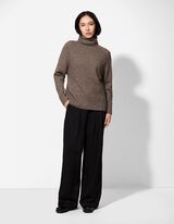 Pulover - Oversized Fit - tamno siva