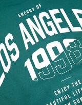 Felpa con cappuccio - Stampa sul retro - verde