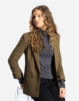 marynarka - rękawy 3/4 - ciemny zielony