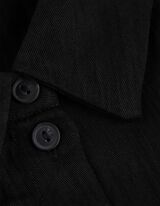 Bluse - einfarbig - schwarz