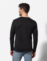 Shirt - einfarbig - schwarz