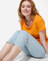 Caprihose - einfarbig - hellblau