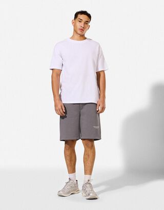 Shorts - Weites Bein - grau