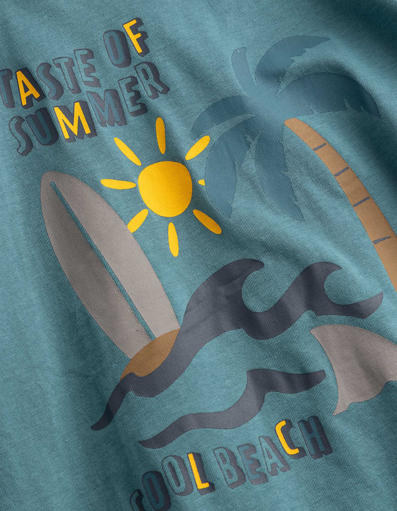 Tričko - Předn&iacute; tisk - Modra