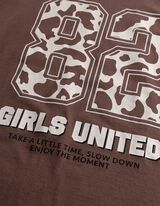 Longsleeve - Voorkantprint - bruin