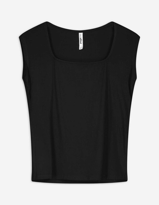 Shirt - Viskose-Anteil - schwarz
