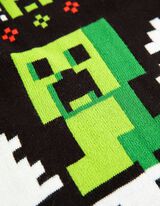 Sweter z dzianiny - Minecraft - czarny