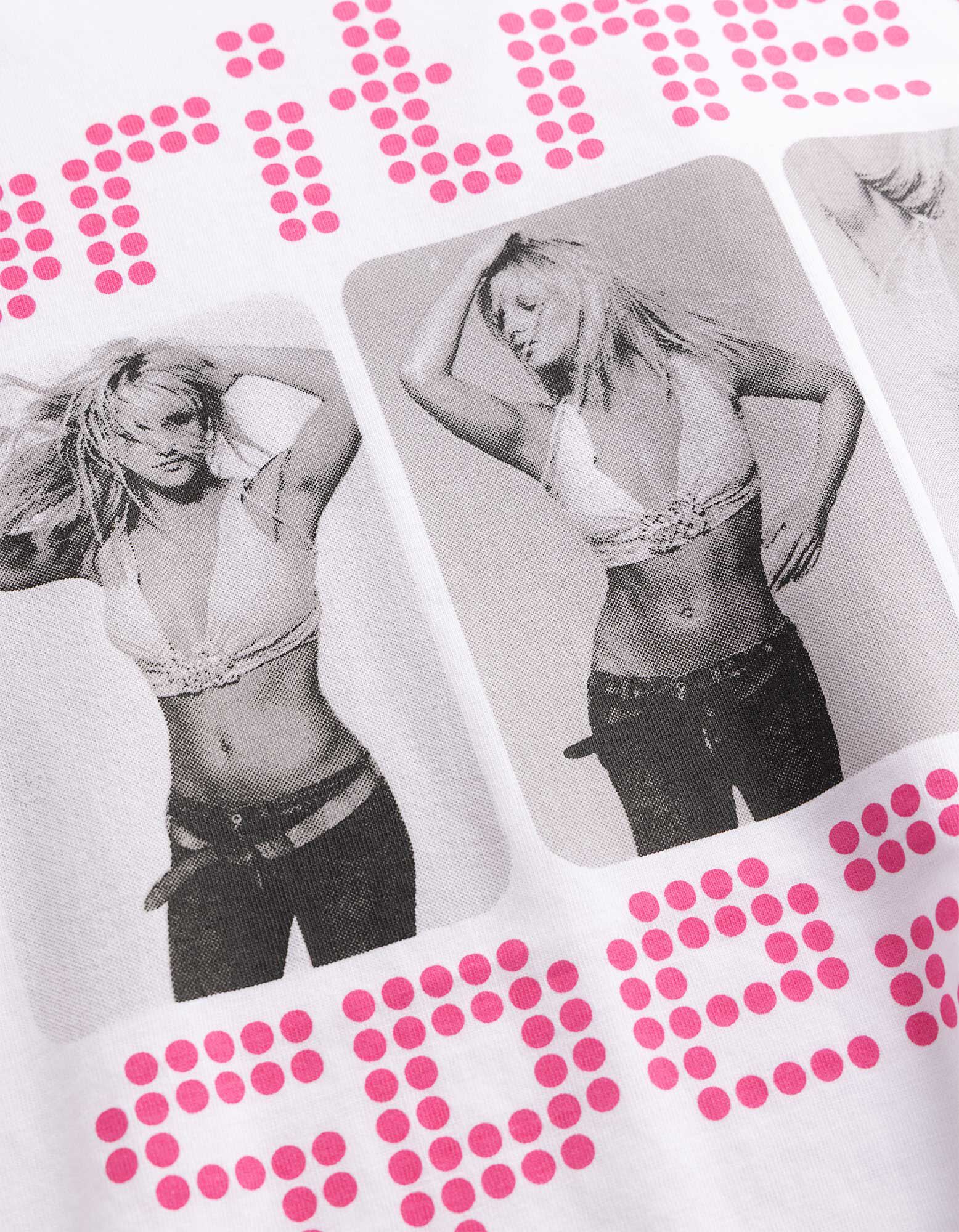 T-Shirt - Britney Spears - Wei&szlig;