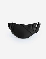 Geantă de umăr - Buzunar pentru monede cu fermoar - Negru