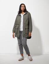 Jakna za boravak u prirodi - jednobojna - zeleno