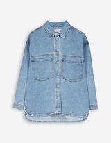 Shacket - Oversized fit - blauw