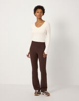 Langarmshirt - Herausnehmbare Cups - Off-White