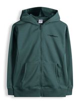 Sportska majica sa zatvaračem - Oversized Fit - Tamnozelena