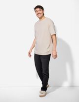 T-shirt - Coupe oversize - Beige