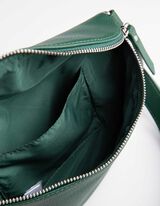 Bauchtasche - Lederoptik - dunkelgr&uuml;n