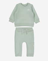 Sweatshirt és nadrág szett - Felvarró - vilagos zold