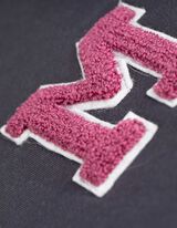 Kurtka szkolna - Aplikacja - ciemny szary