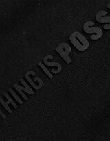 Tričko - 3D aplik&aacute;cia - cierna