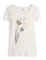 T-Shirt - Glitzerprint - Off-White