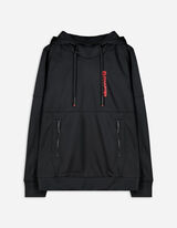 Hoodie - Tekstprint - zwart