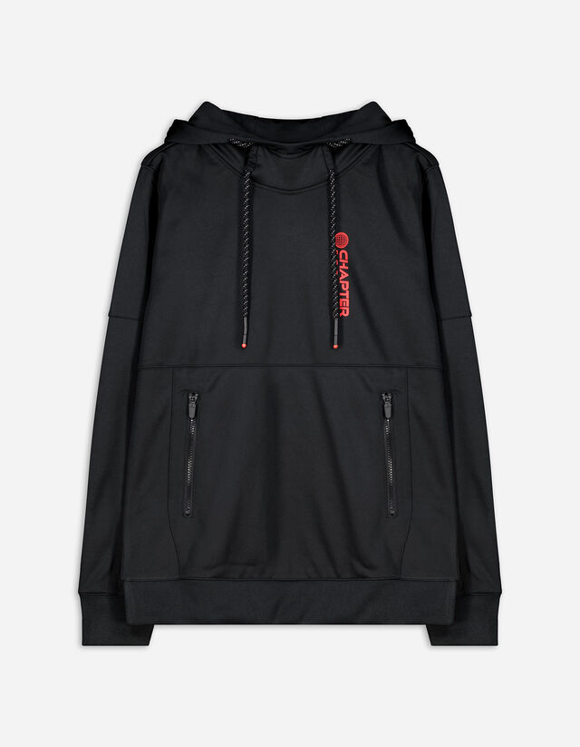 Hoodie - Tekstprint - zwart