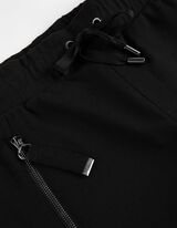 Jogger pants - Elastische band - zwart
