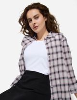 Camicia - Motivo a quadri - bianco