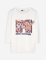 T-shirt à manches longues - MTV - blanc