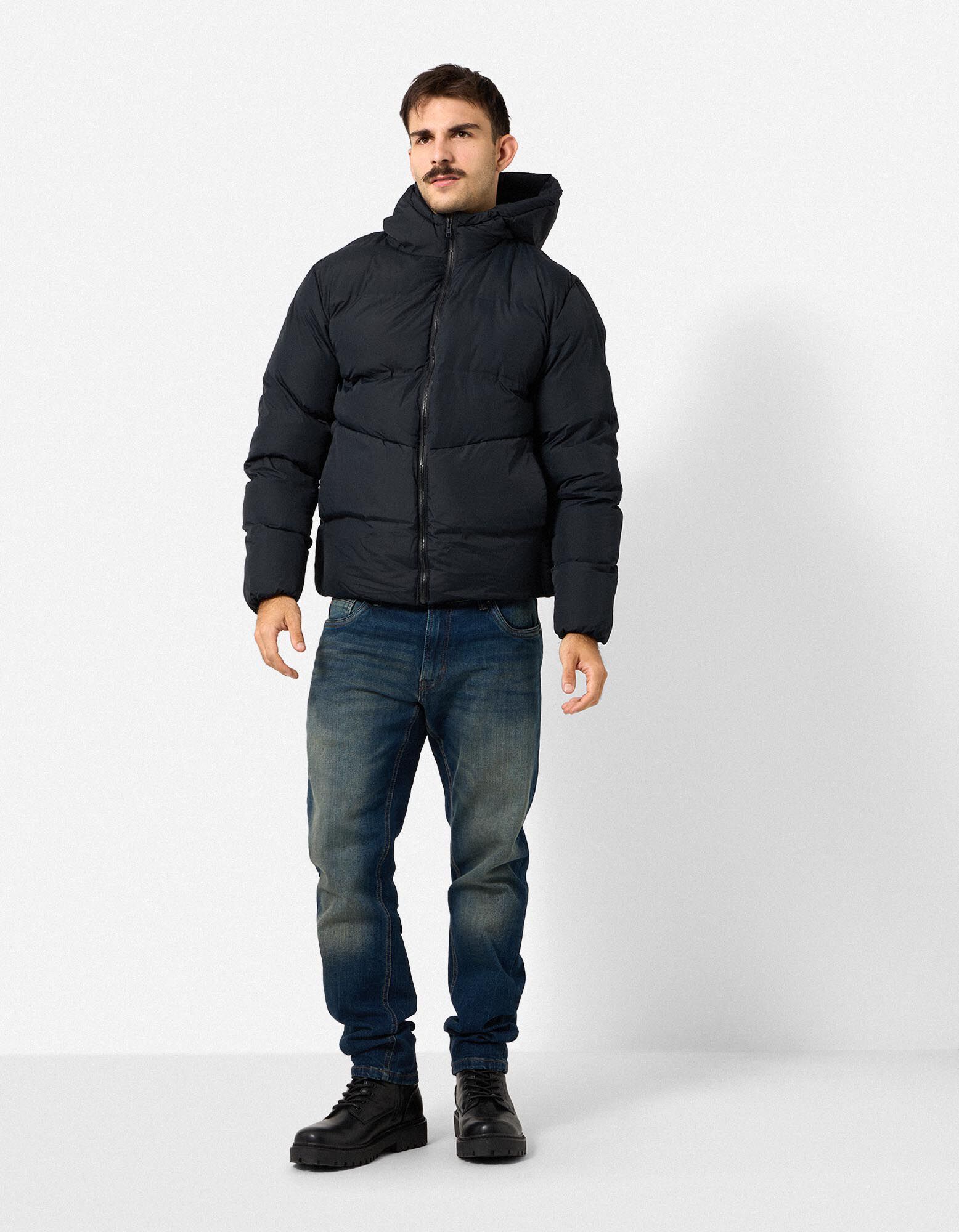 Veste - Unicolore - bleu fonc&eacute;