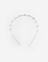 Haarschmuck - Metallic-Details - silberfarben