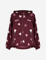 Jacke - Softshell - dunkellila