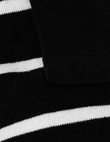 Strickpullover - Viskose-Mix - schwarz