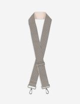 Taschengurt - gemustert - beige
