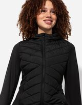 Prešita jakna - Prešit šivi - crna