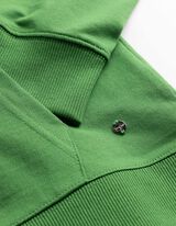 Sportska majica sa zatvaračem - Kapuljača s vezicom - tamno zelena