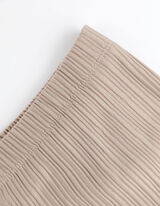 Šortky - Široké nohavice - béžová