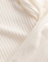 Langarmshirt - Double-Layer-Look - wei&szlig;