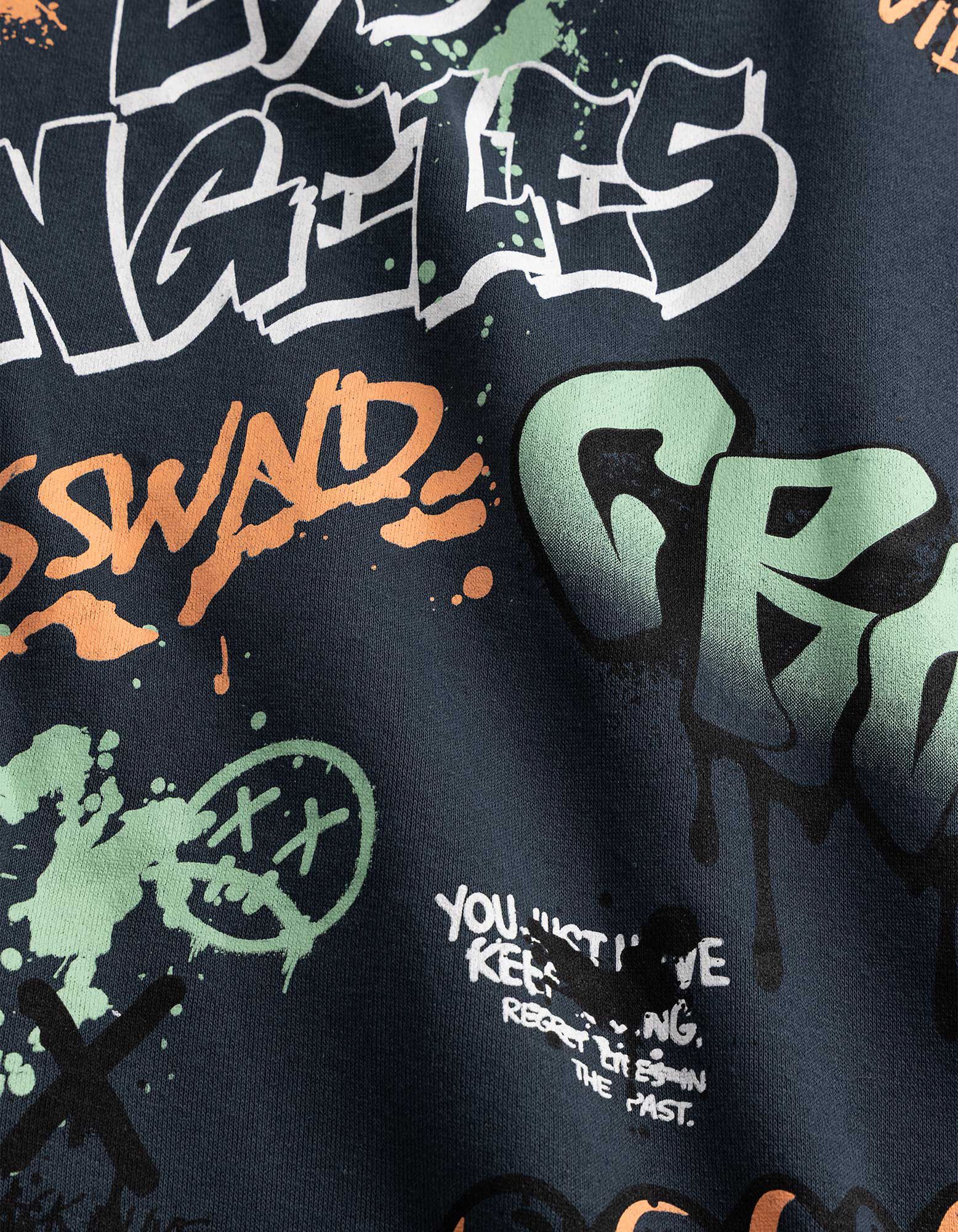 Sweatshirt - Oversized Fit - Dunkelblau