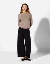 Langarmshirt - einfarbig - grau