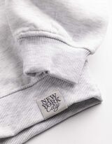 Sweatshirt - Effen - lichtgrijs