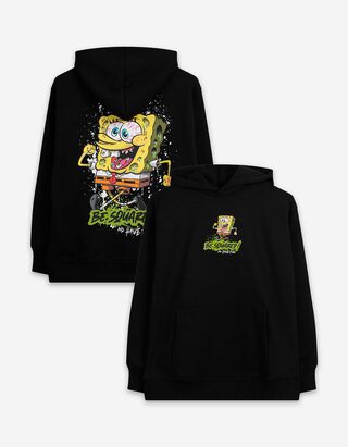 Hoodie - SpongeBob - schwarz