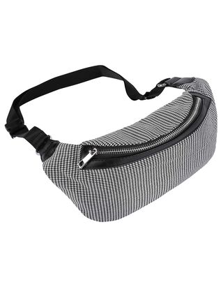 Damen Bauchtasche mit Glencheck-Design