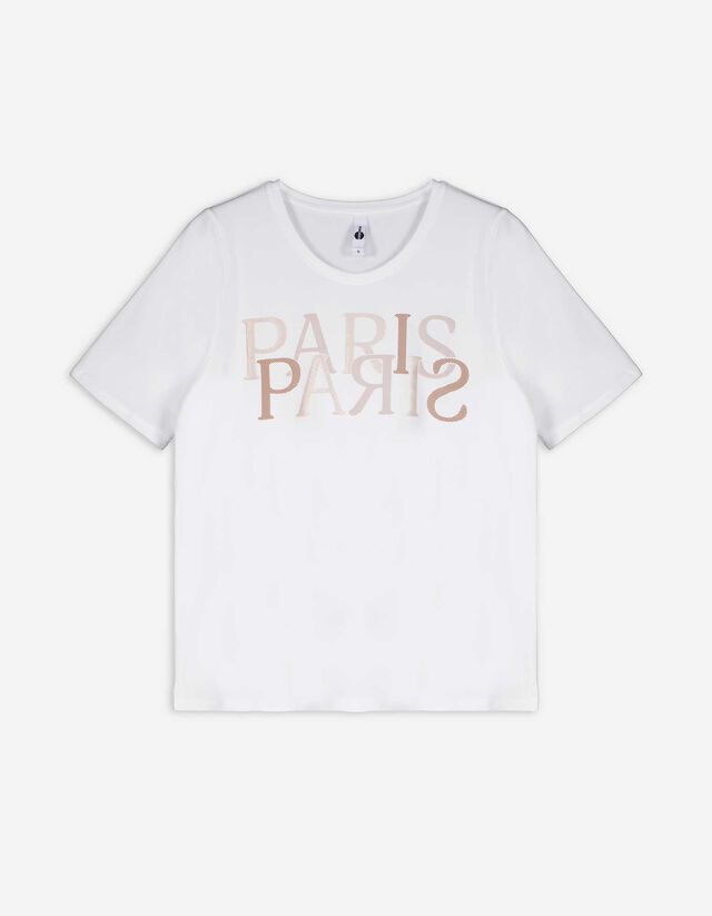 Tricou - Imprimare frontală - Alb