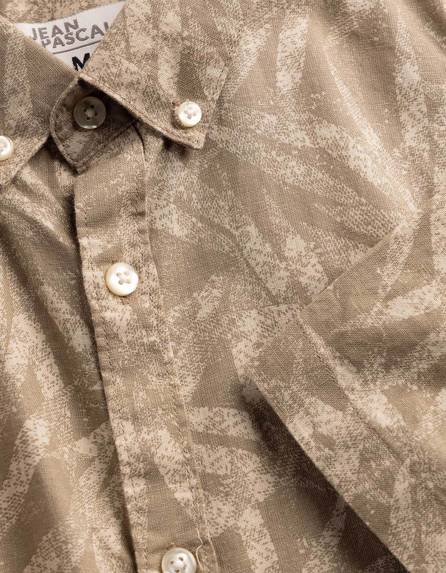 Hemd - Leinen-Mix - beige