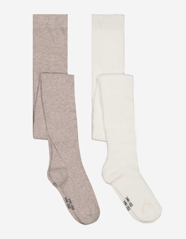Collant - Confezione doppia - bianco