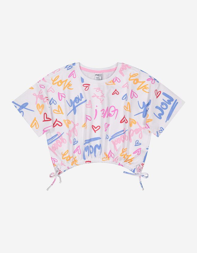 Maglia cropped - Felpa - bianco