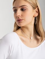 Majica dugih rukava - Rastegljivo - bela