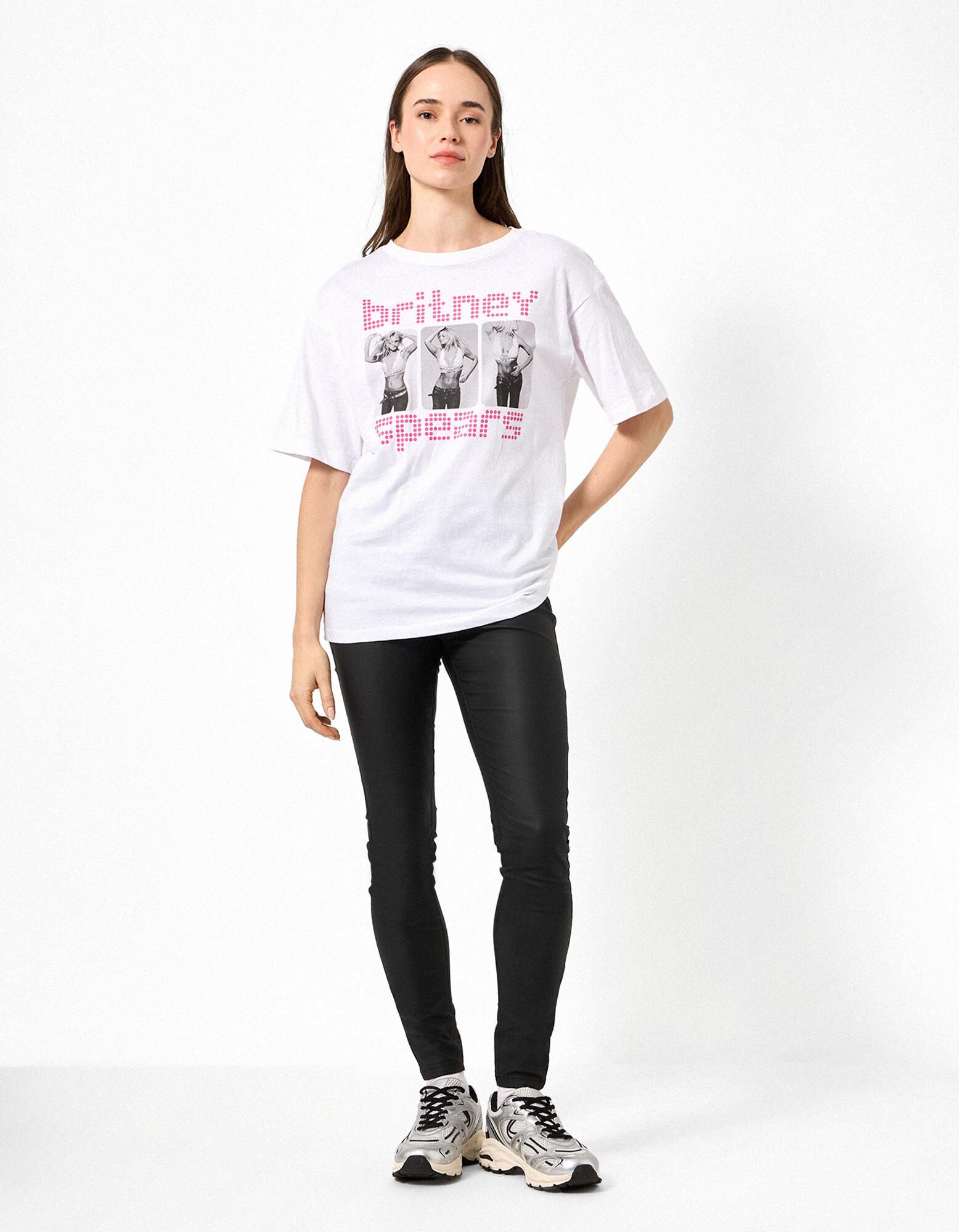 T-Shirt - Britney Spears - Wei&szlig;
