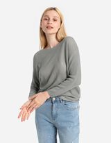 Trui - Oversized mouwen - donkergroen