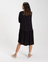 Haljina - Viskoza - crno